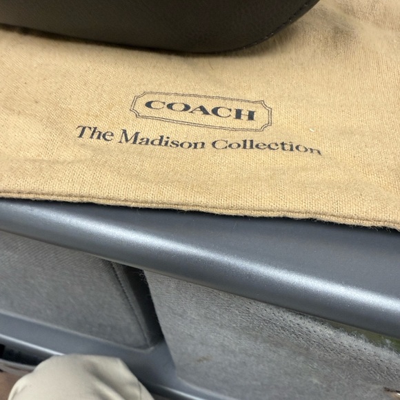 Coach Madison Carlyle Black Leather Crossbody Bag - Picture 15 of 16